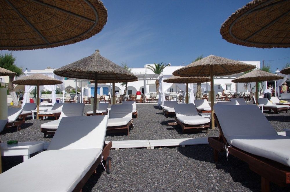Beach Boutique Hotel Kamári Faciliteter billede